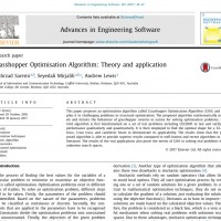 شبیه سازی مقاله Grasshopper Optimisation Algorithm Theory and application