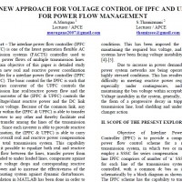 A NEW APPROACH FOR VOLTAGE CONTROL OF IPFC AND UPFC FOR POWER FLOW MANAGEMENT