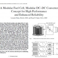 A Modular Fuel Cell, Modular DC–DC Converter Concept for High Performance and Enhanced Reliability