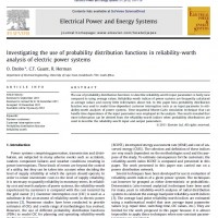بررسی استفاده از توابع توزیع احتمال در تجزیه و تحلیل ارزش قابلیت اطمینان سیستمهای قدرت