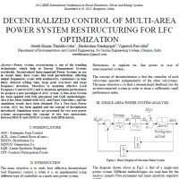 کنترل غیرمتمرکز سیستم قدرت چندناحیه ای تجدید ساختار یافته برای بهینه سازی LFC
