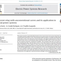 شبیه سازی مقاله Overcurrent relay with unconventional curves and its application in industrial power systems