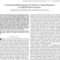 شبیه سازی مقاله A Stabilizing Model Predictive Controller for Voltage Regulation of a DC/DC Boost Converter
